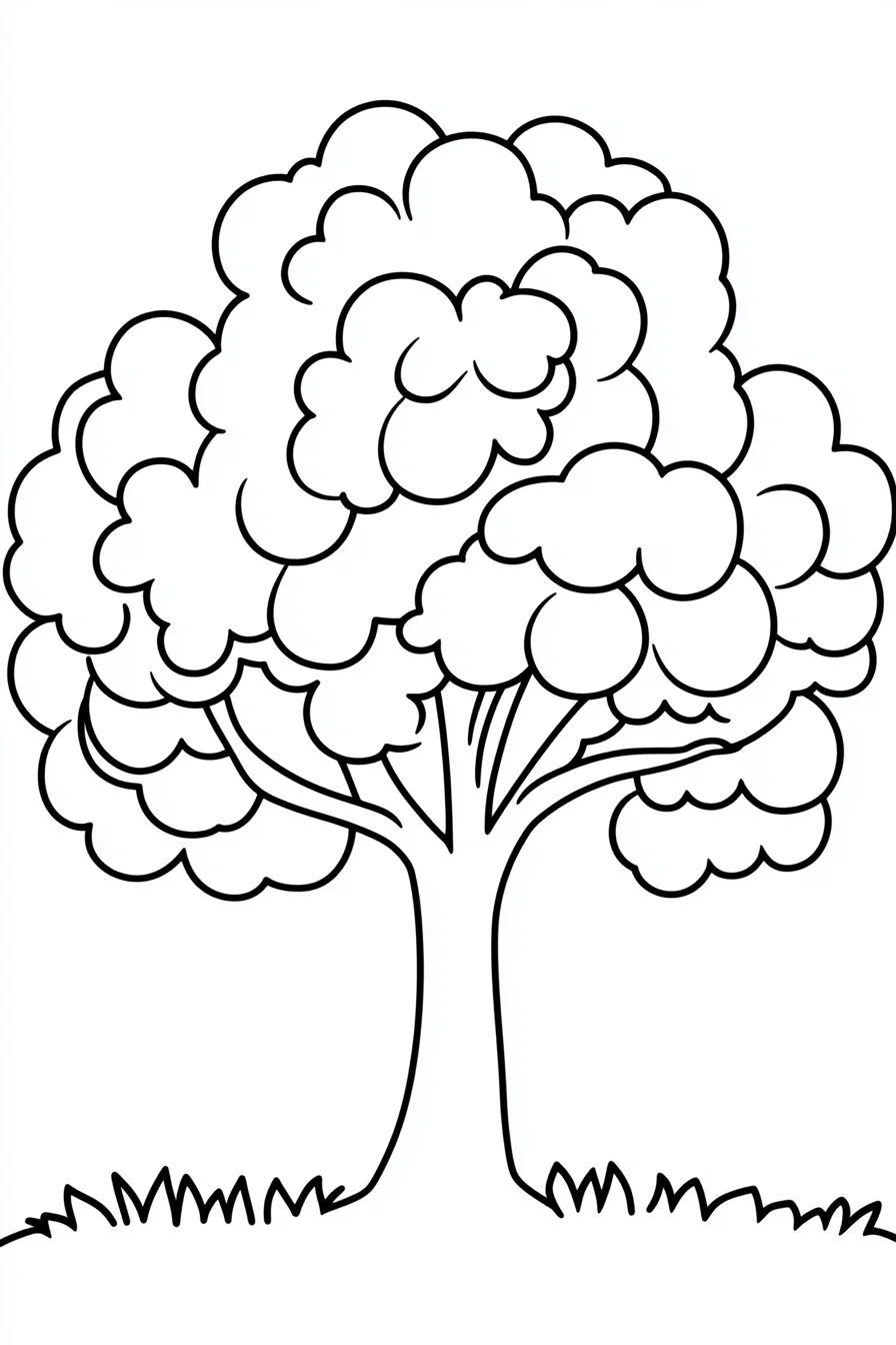 coloriage Arbre gratuit en ligne