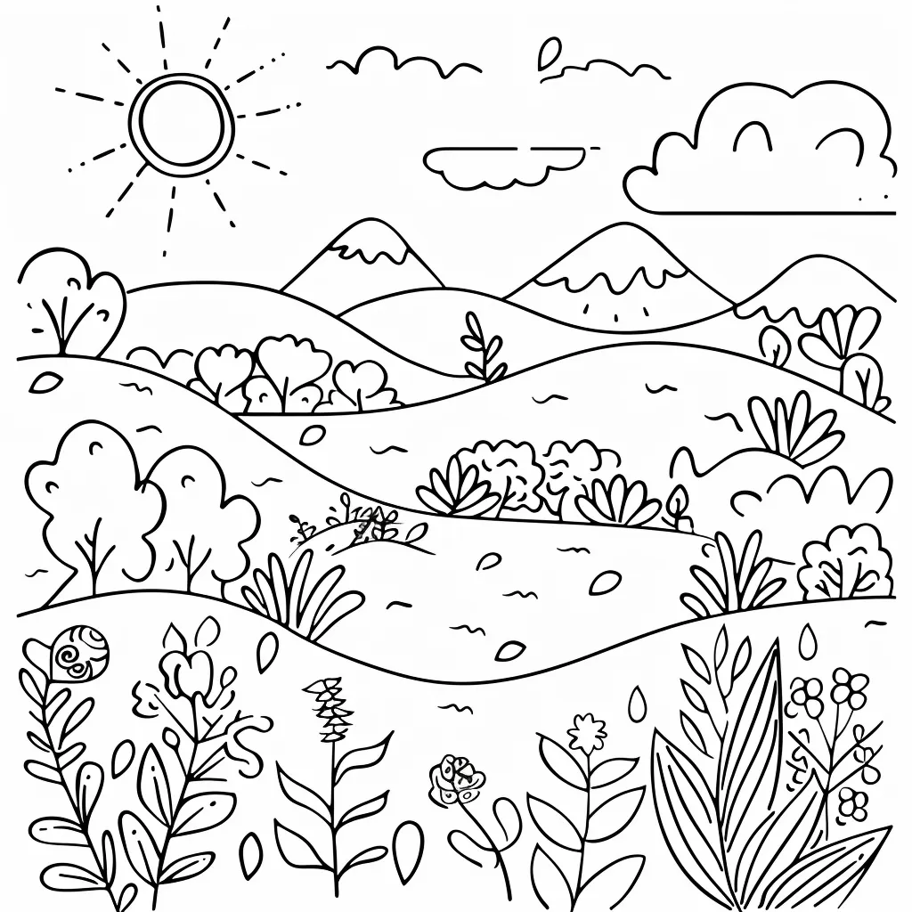 coloriage Automne gratuit