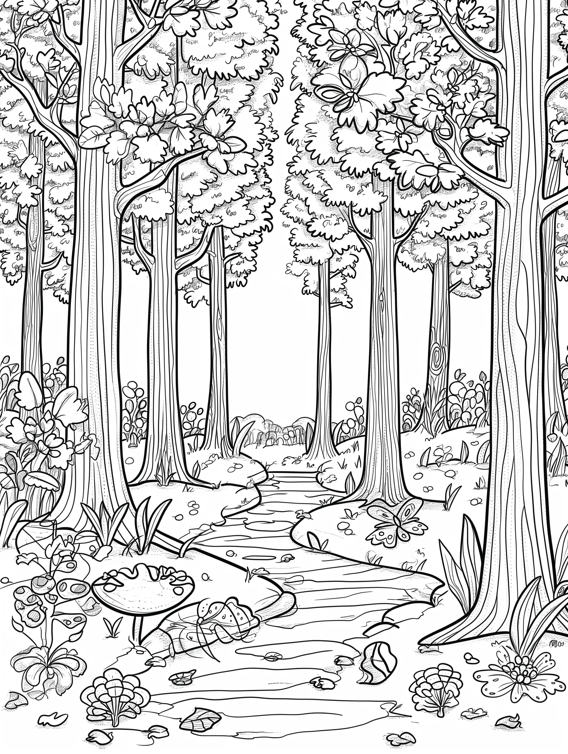 coloriage Automne à imprimer pour enfant de 10 ans 1