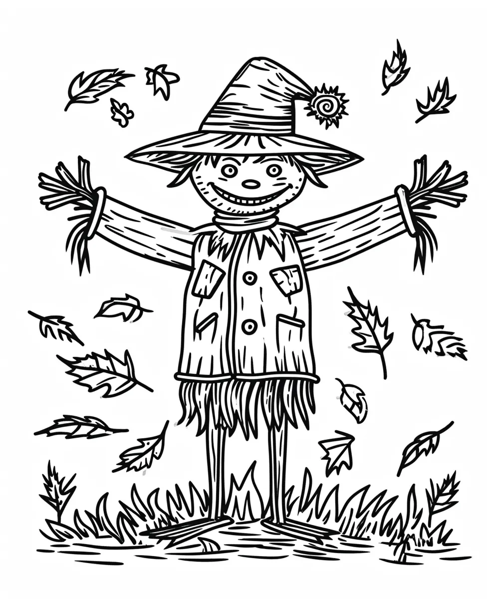 coloriage Automne pour enfant de 10 ans