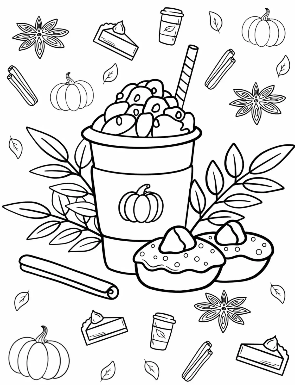 coloriage Automne a imprimer 3