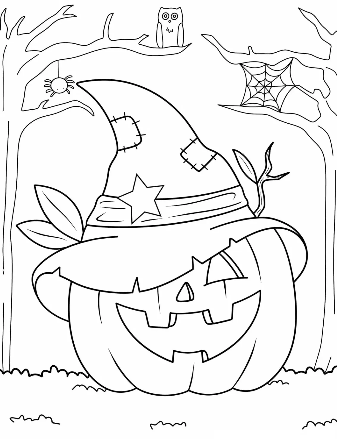 coloriage Automne pour enfant de 8 ans