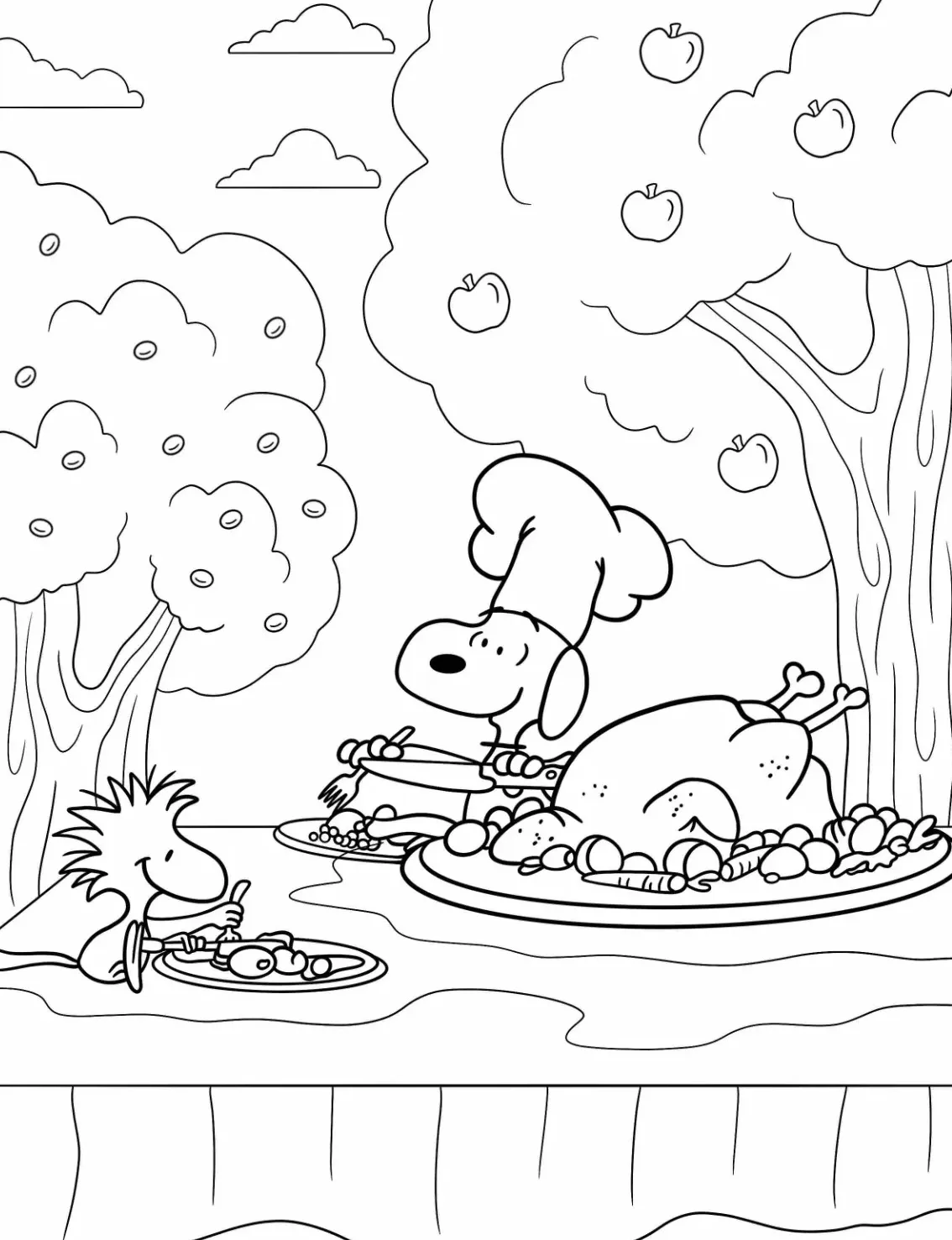 coloriage Automne à imprimer pour enfant de 8 ans 1