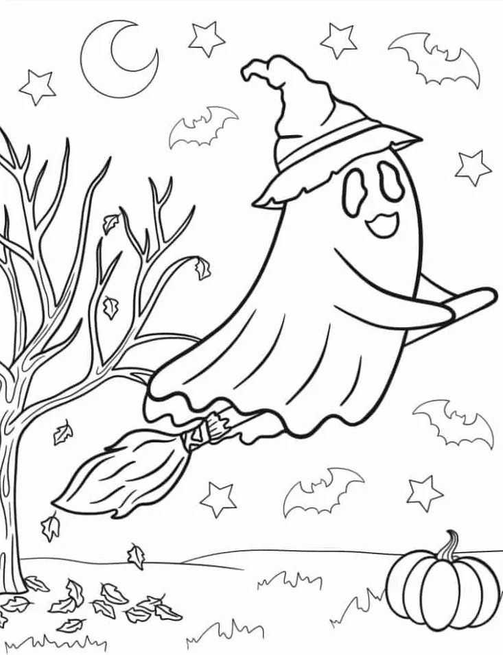 coloriage Automne pour enfant de 3 ans