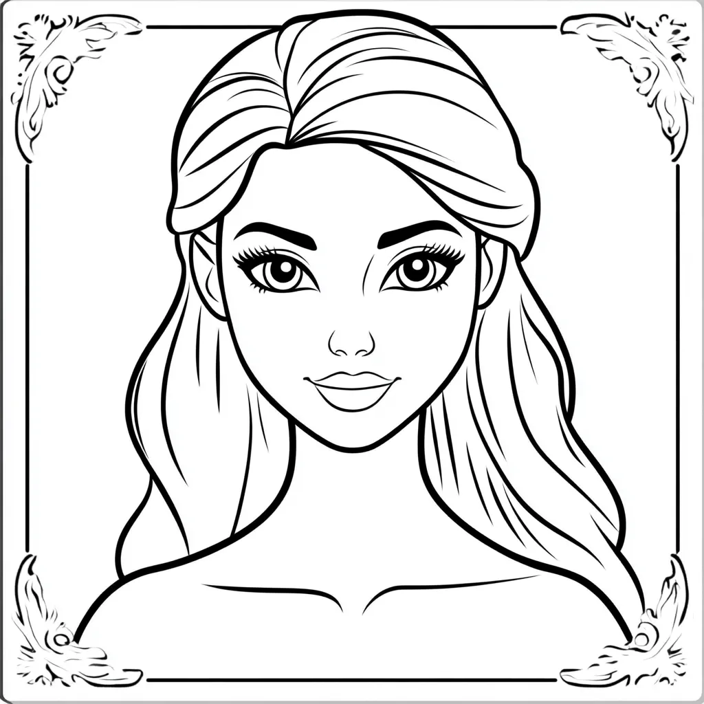 a imprimer coloriage Barbie gratuit