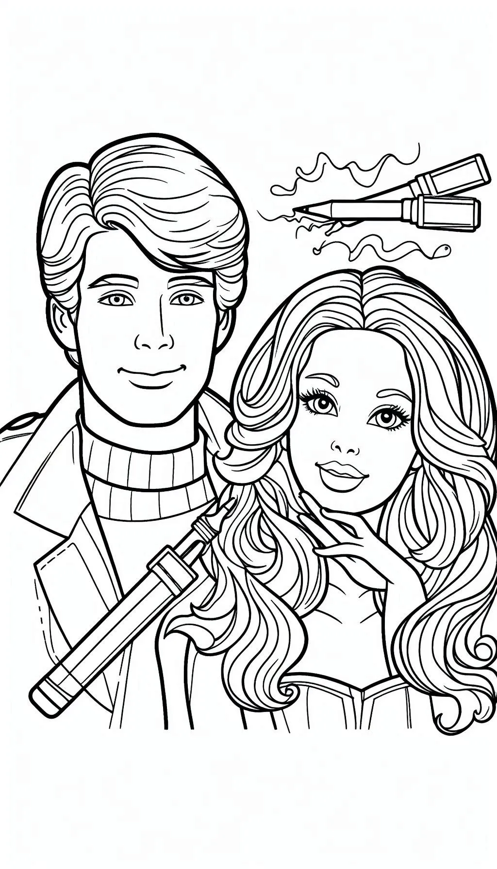 télécharger coloriage Barbie gratuit