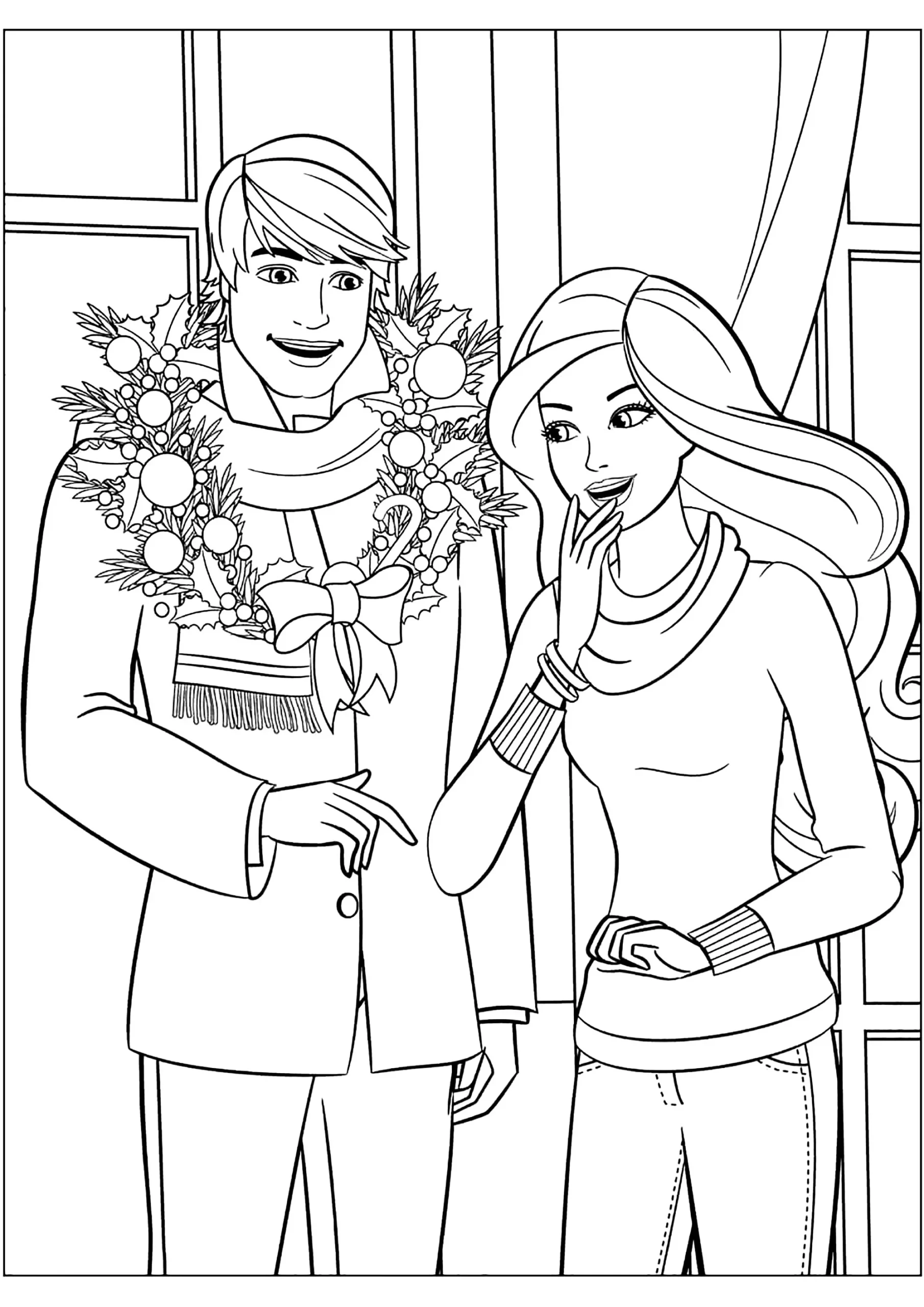 coloriage Barbie à imprimer pdf 1