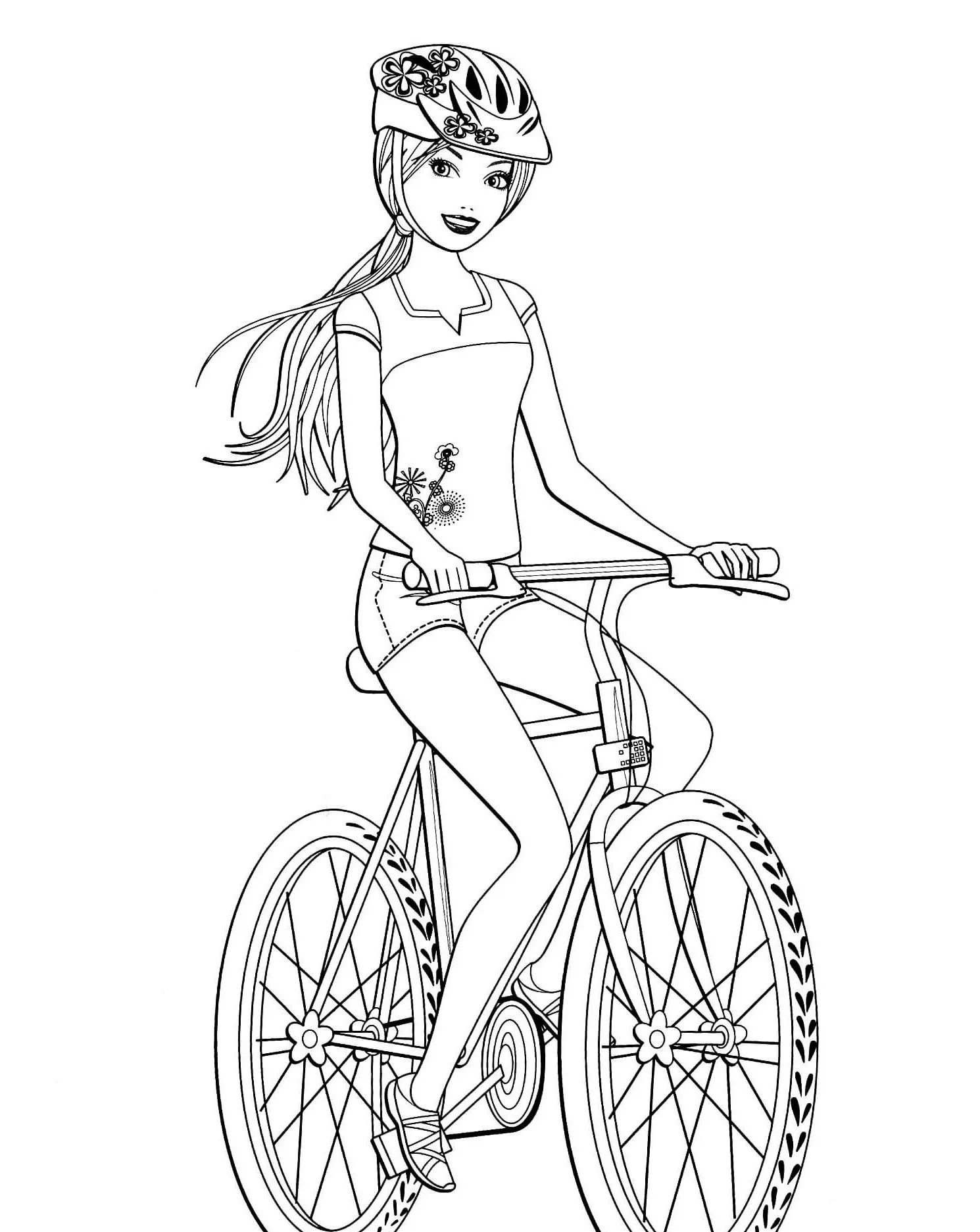 coloriage Barbie à imprimer gratuitement pdf