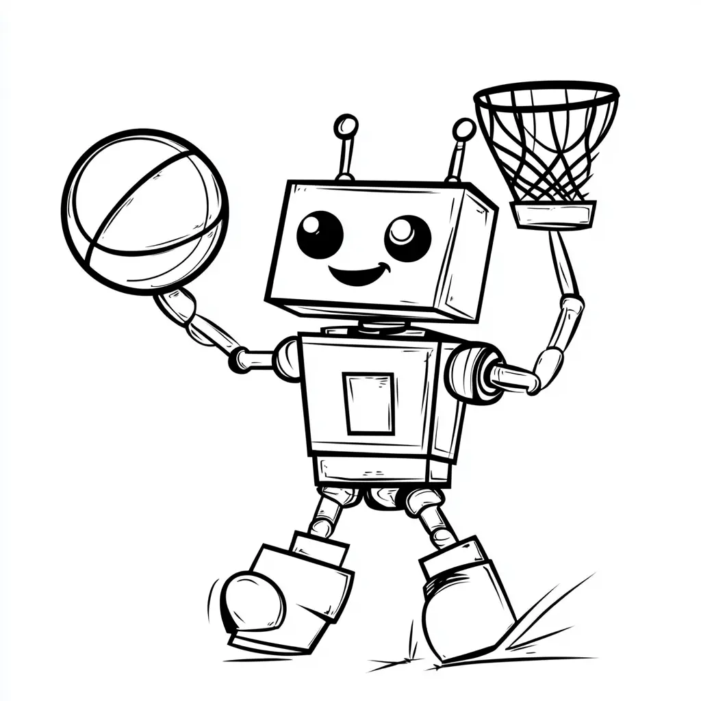 coloriage Basketball a imprimer