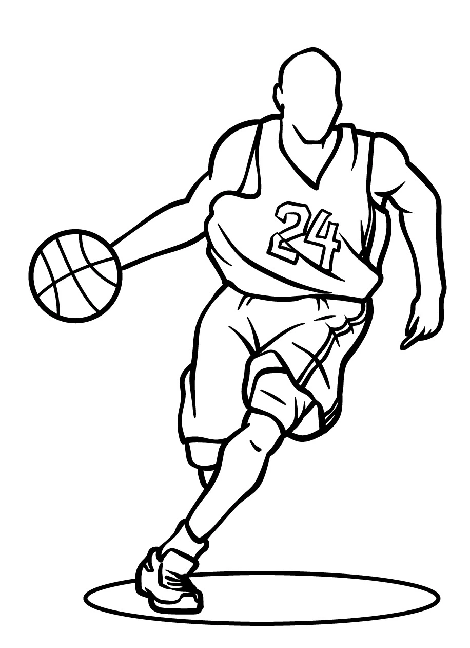 coloriage Basketball à imprimer pour enfant de 12 ans