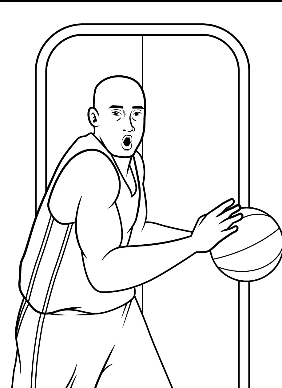 coloriage Basketball a imprimer gratuitement