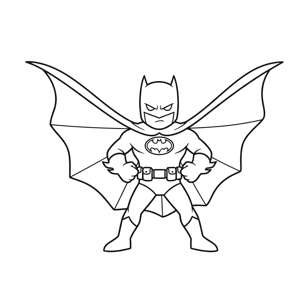 coloriage Batman en ligne pour enfant