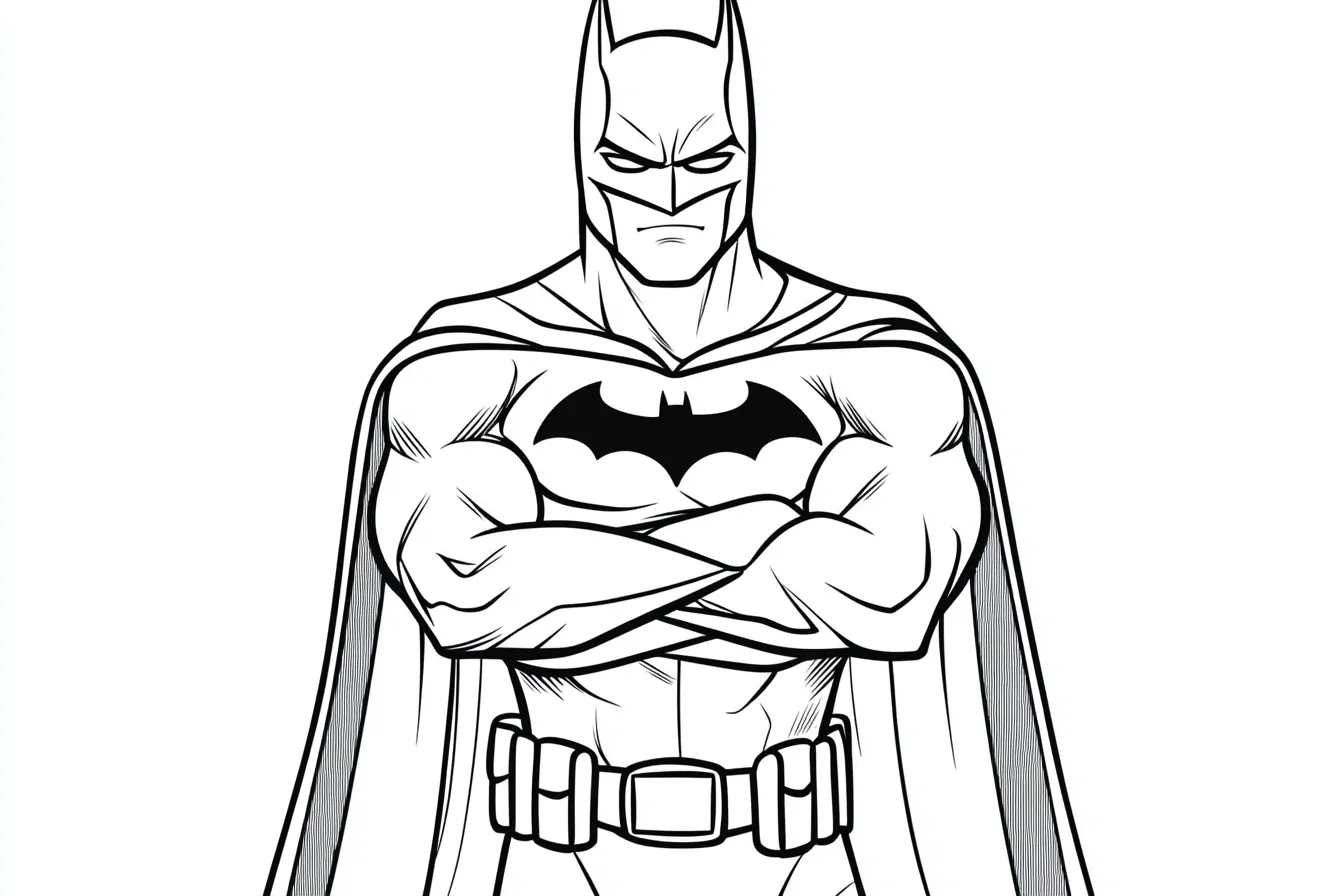 coloriage Batman pour enfants à télécharger