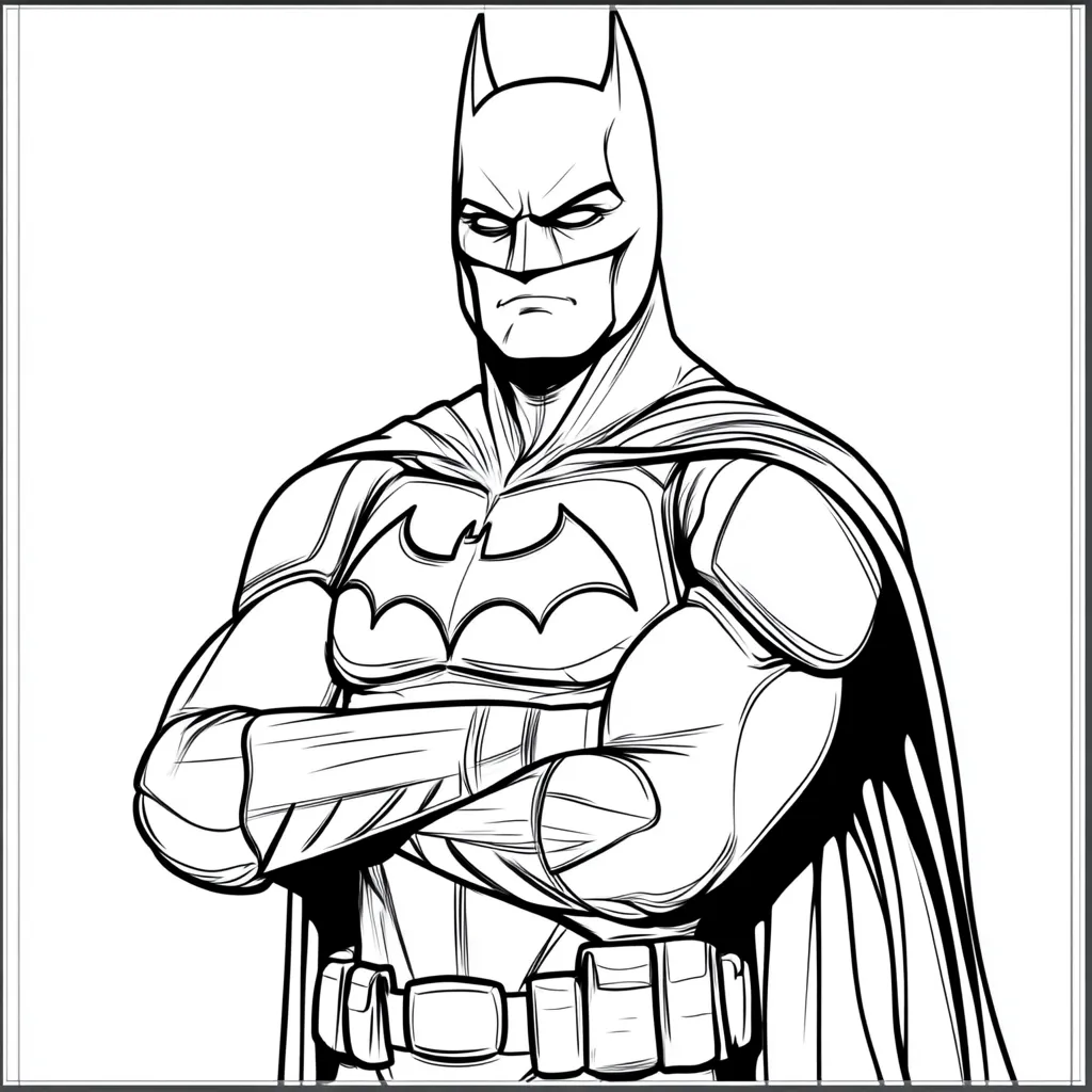 télécharger coloriage Batman gratuit