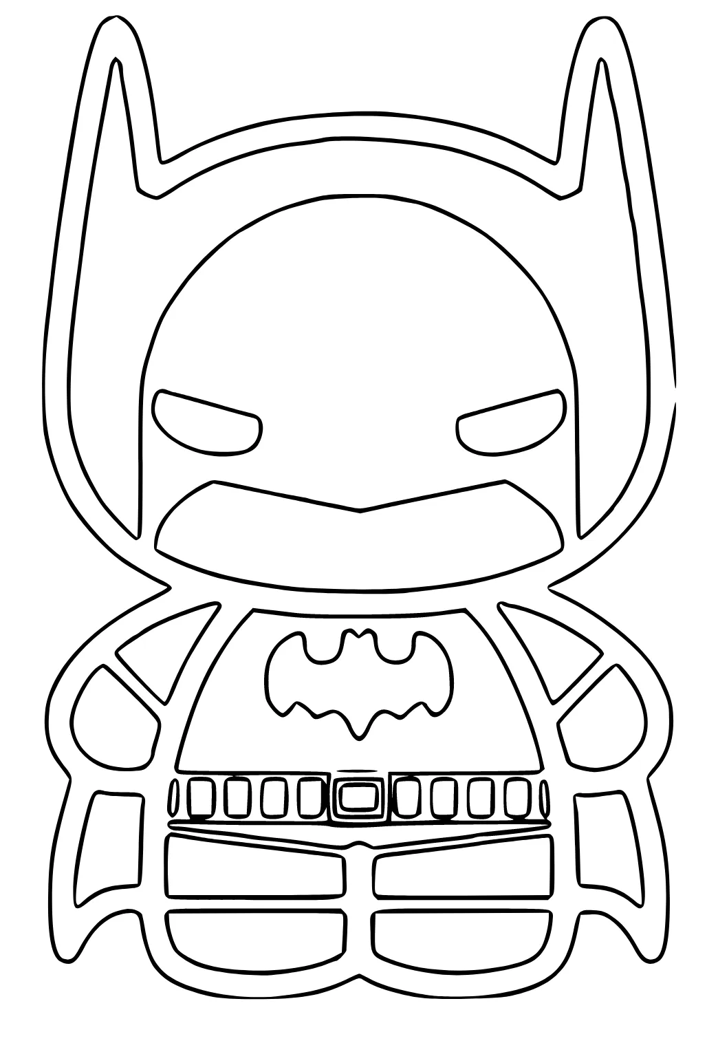 coloriage Batman à imprimer