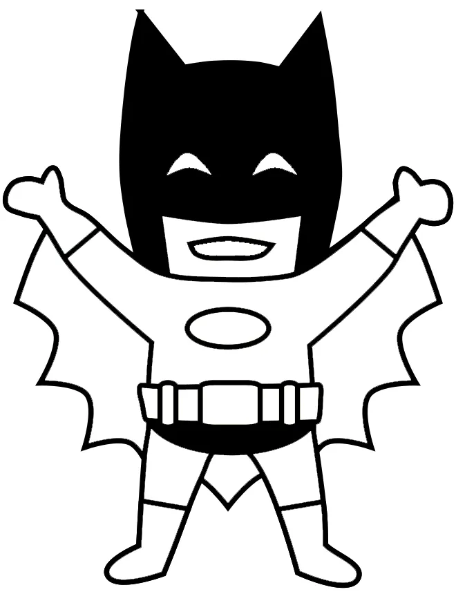 coloriage Batman pour enfant de 5 ans 1