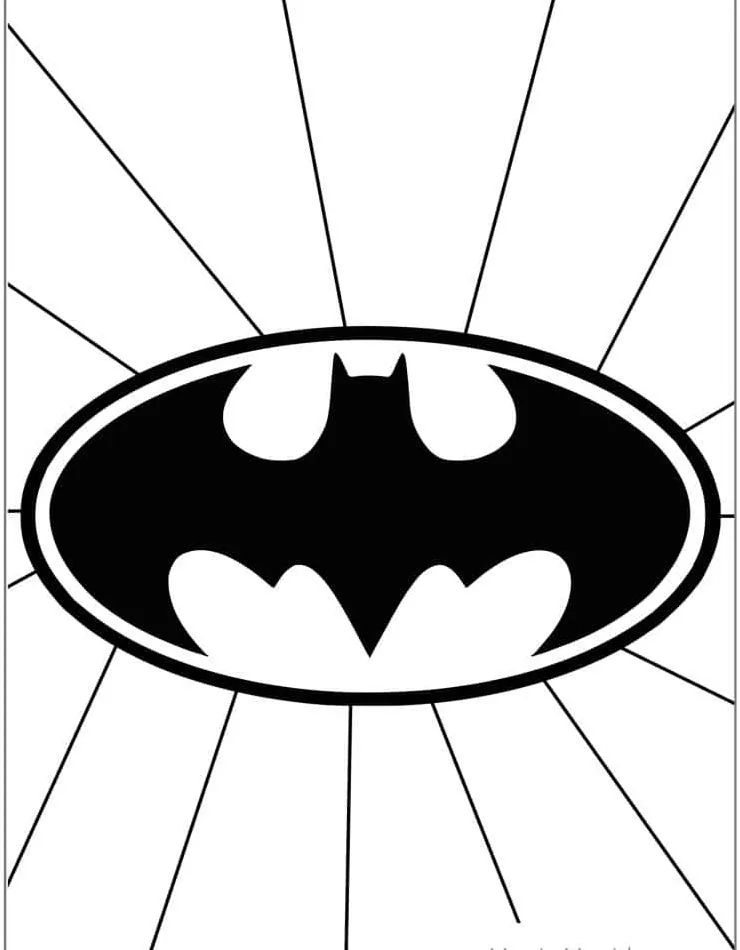 coloriage Batman à imprimer pdf