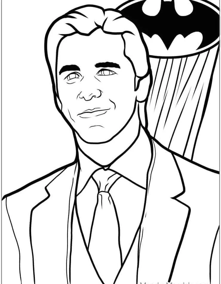 coloriage Batman gratuit à imprimer 2