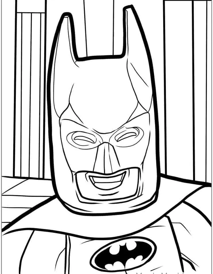 coloriage Batman gratuit a imprimer