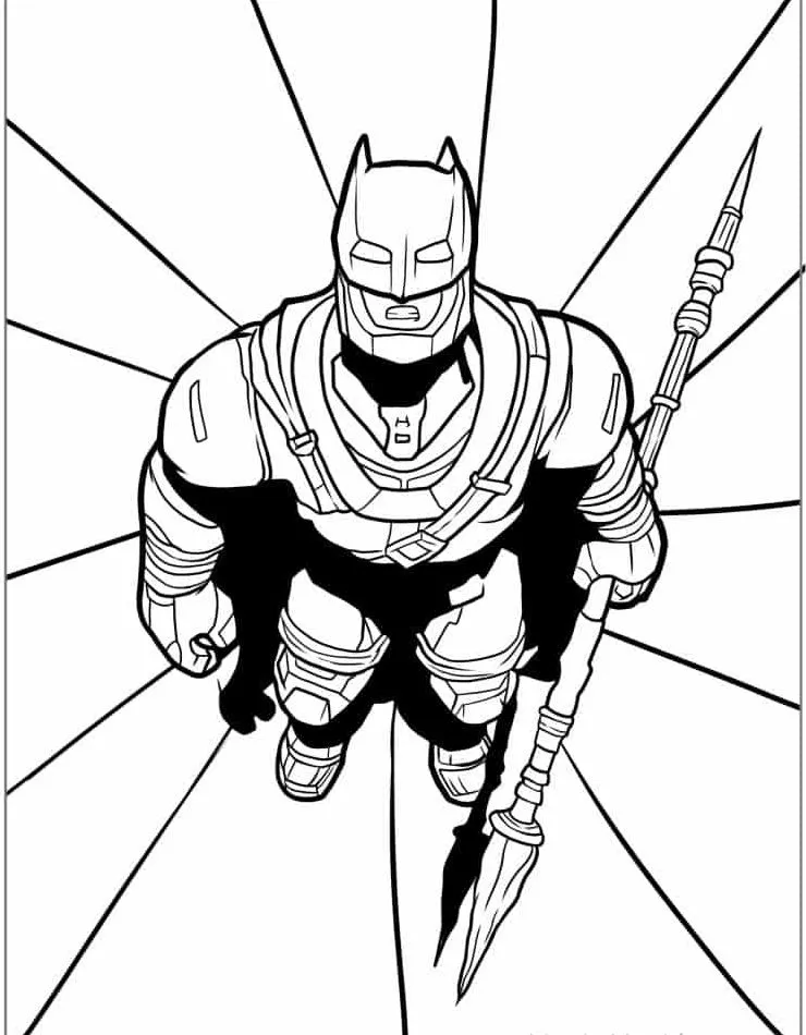 coloriage Batman pour enfant