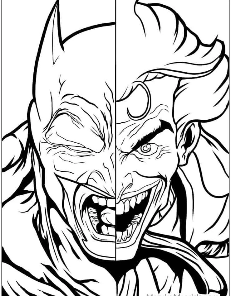 a imprimer coloriage Batman gratuit 1