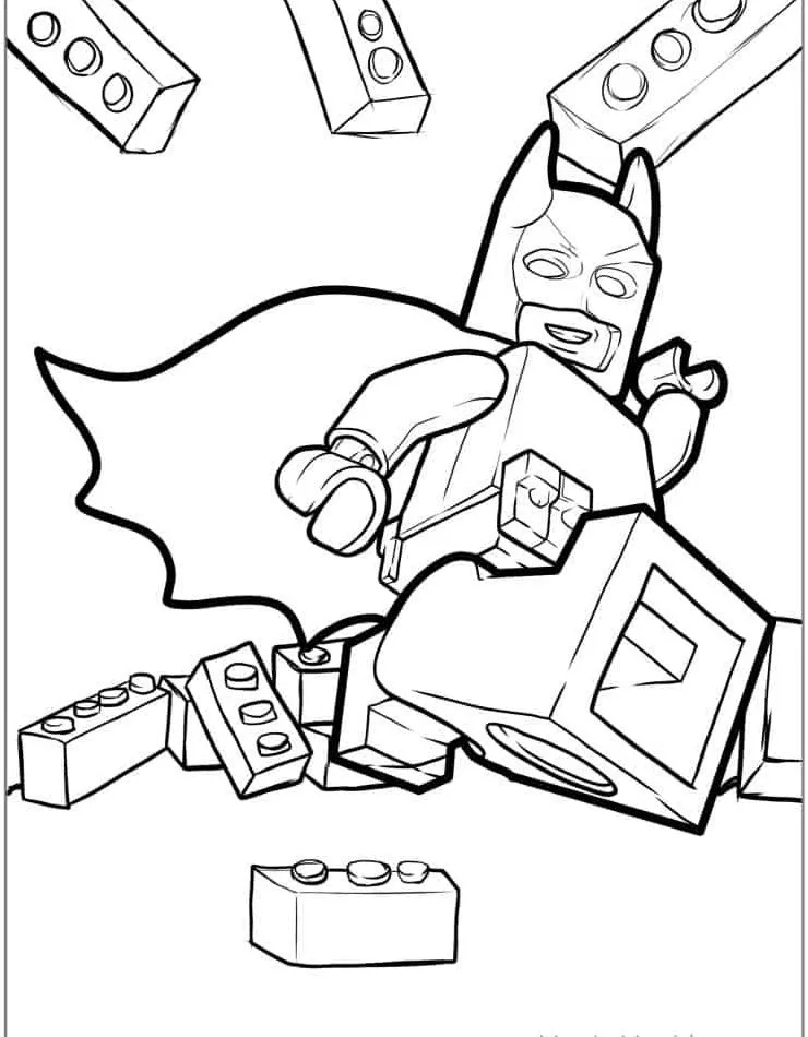 coloriage Batman gratuit