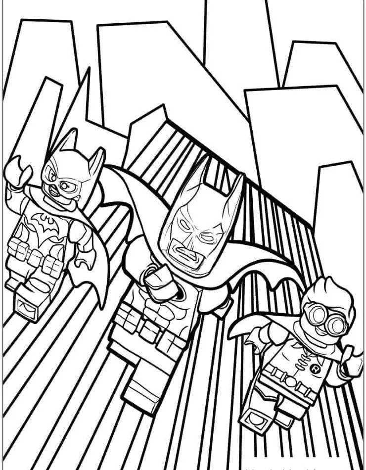 coloriage Batman a imprimer gratuit