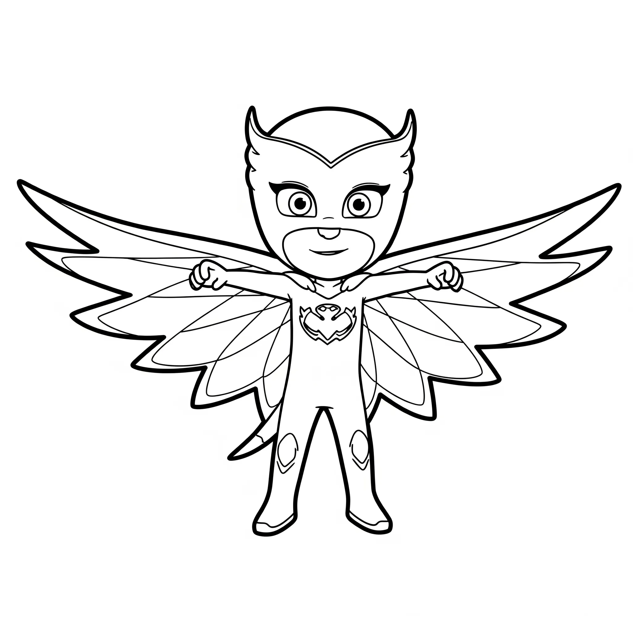 coloriage Bibou et ses ailes magiques gratuit à imprimer