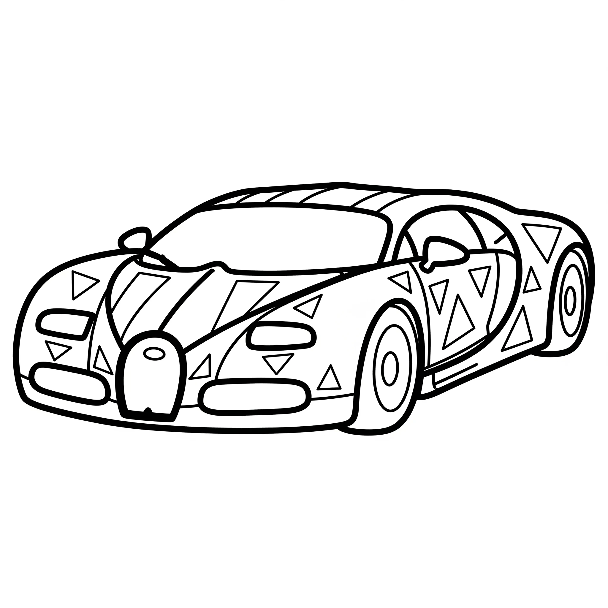 coloriage Bugatti à imprimer gratuit