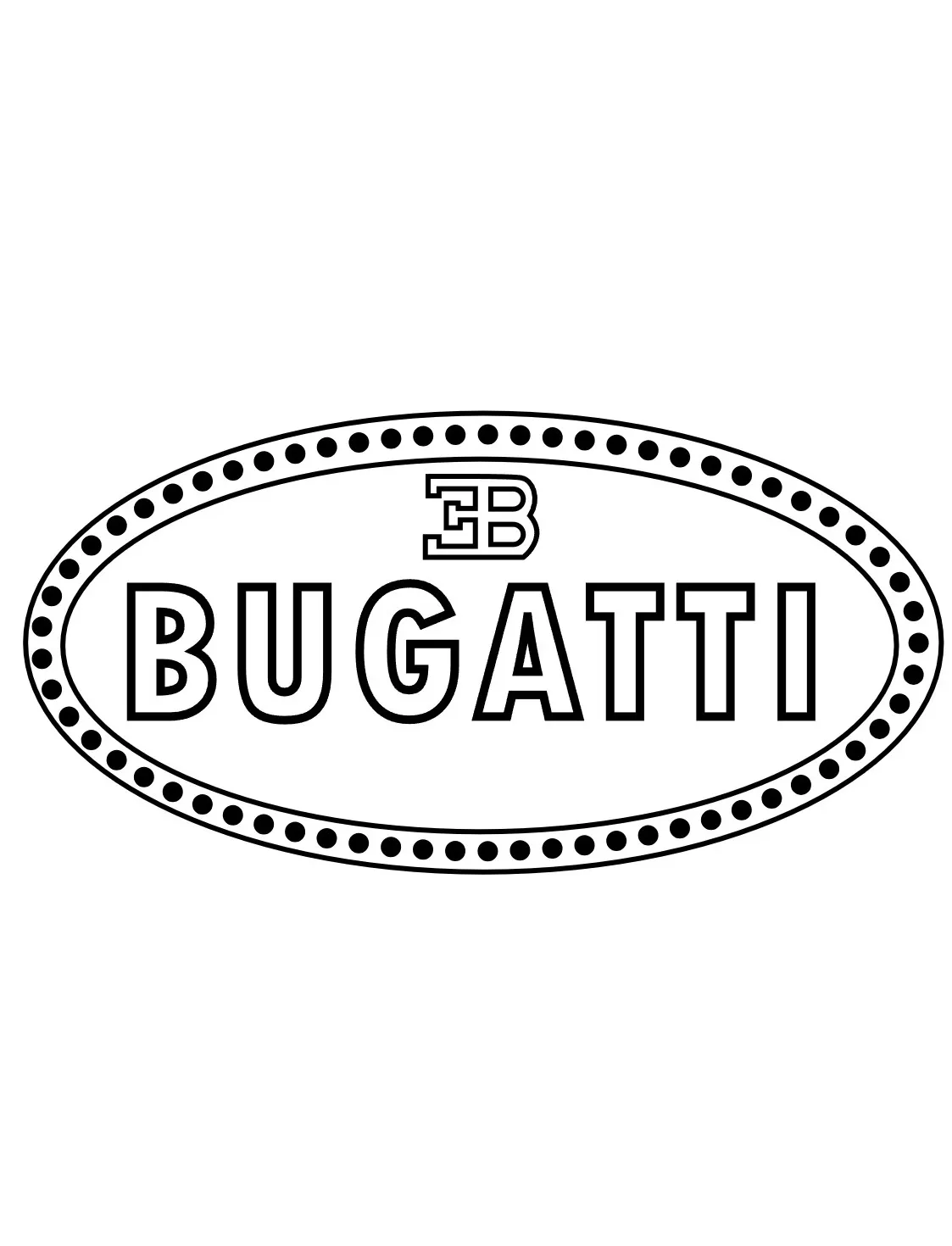 coloriage Bugatti pour enfant a imprimer gratuit