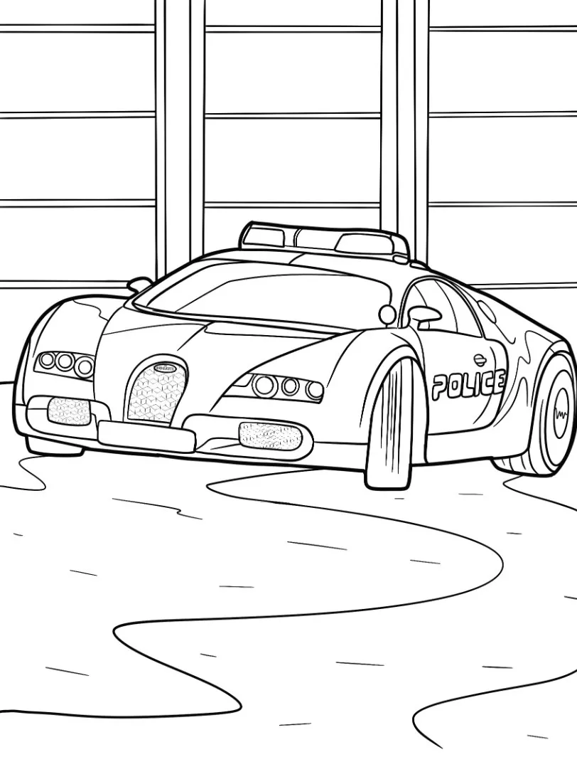 télécharger coloriage Bugatti gratuit 1