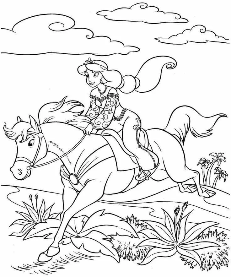 coloriage Chevaux a colorier en ligne gratuitement