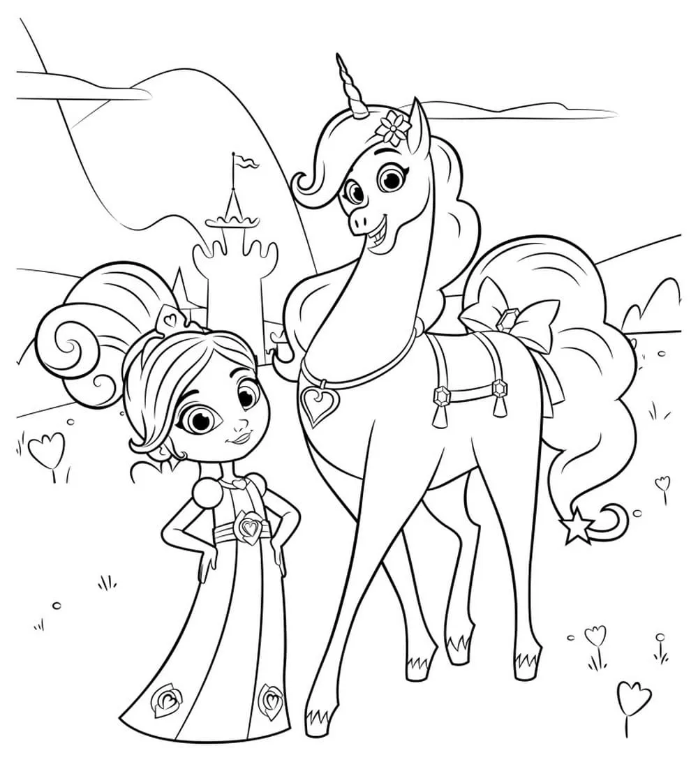 coloriage Chevaux à imprimer pour enfant de 12 ans