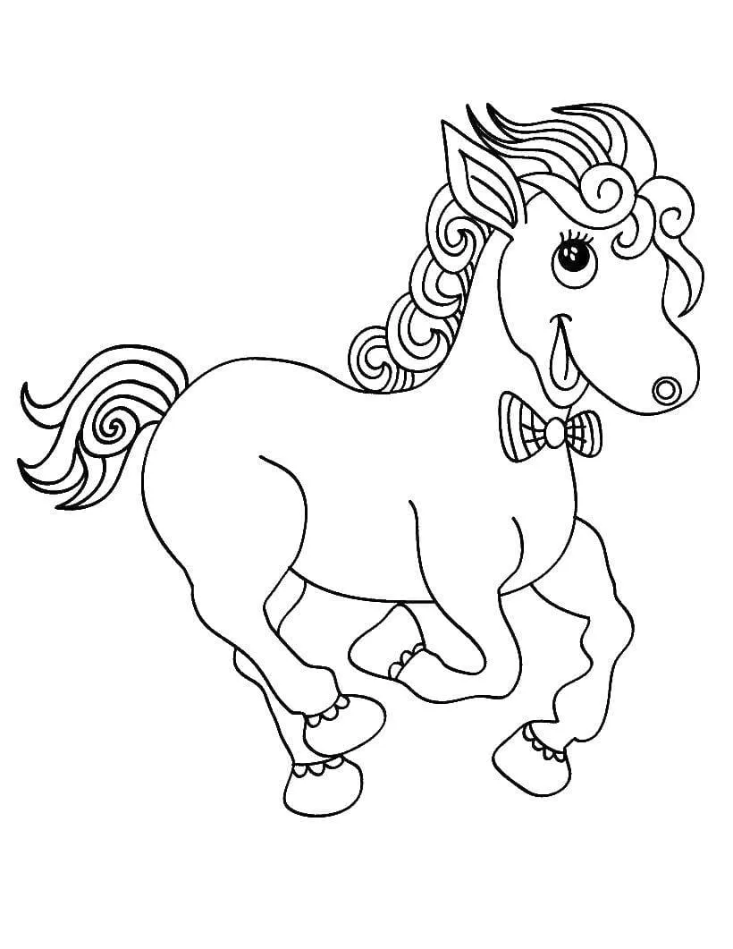 coloriage Chevaux à imprimer pdf gratuit 1