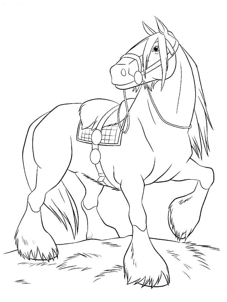 coloriage Chevaux a dessiner et imprimer