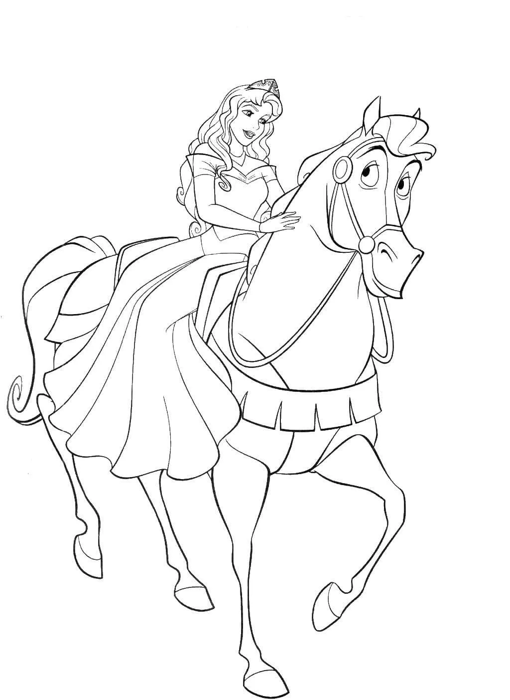 coloriage Chevaux à imprimer gratuit