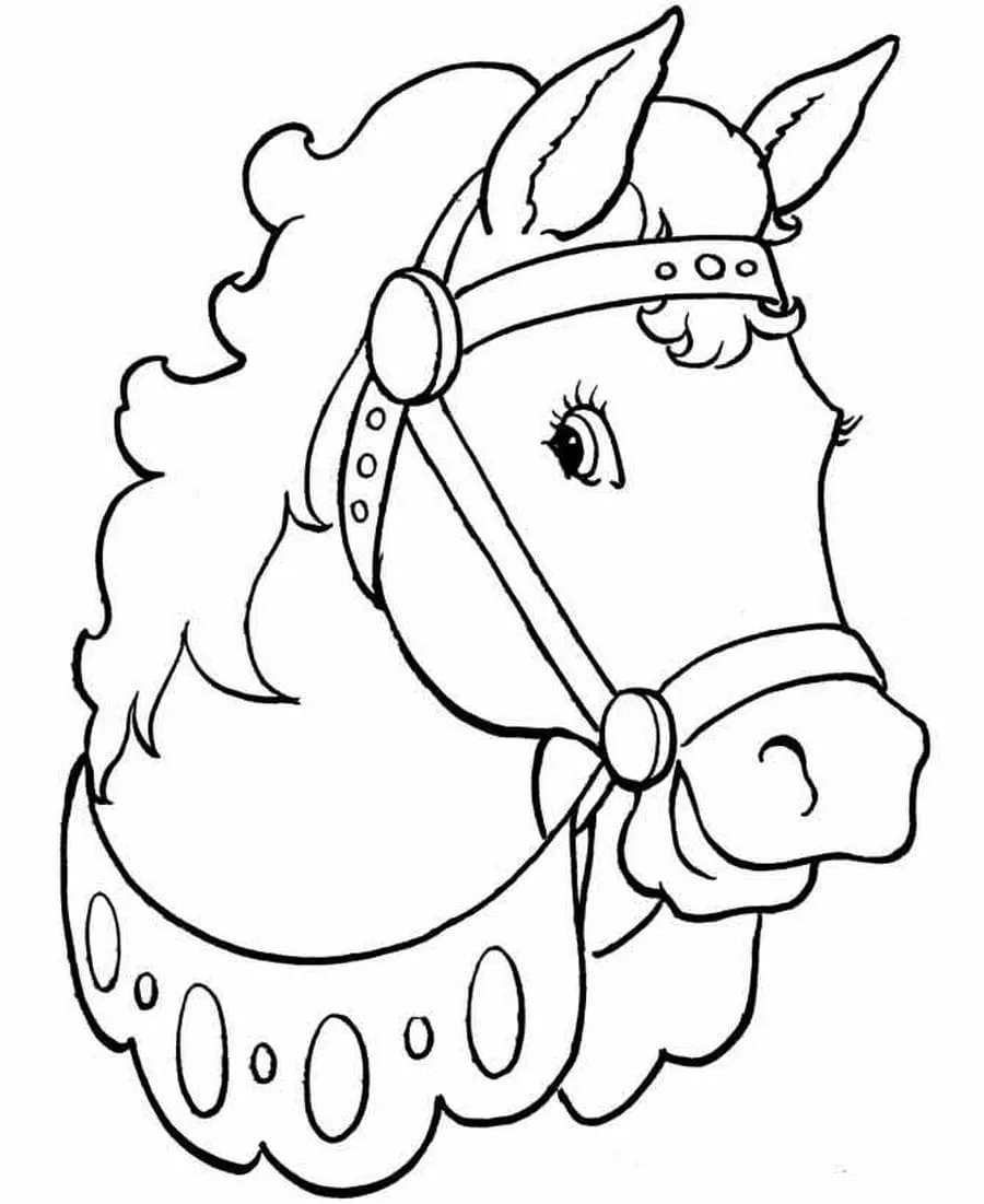 coloriage Chevaux à imprimer pdf gratuit 2