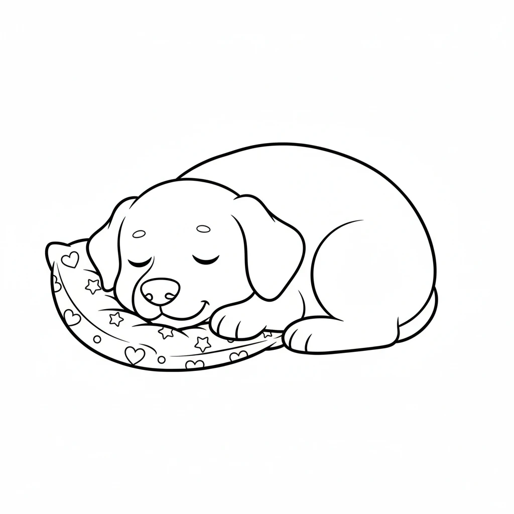 coloriage Chien à imprimer pdf