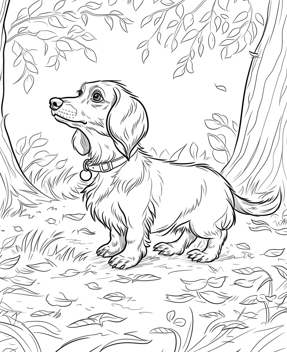 coloriage Chien gratuit pour enfants