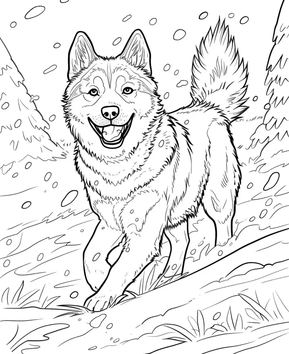 coloriage Chien pour primaire