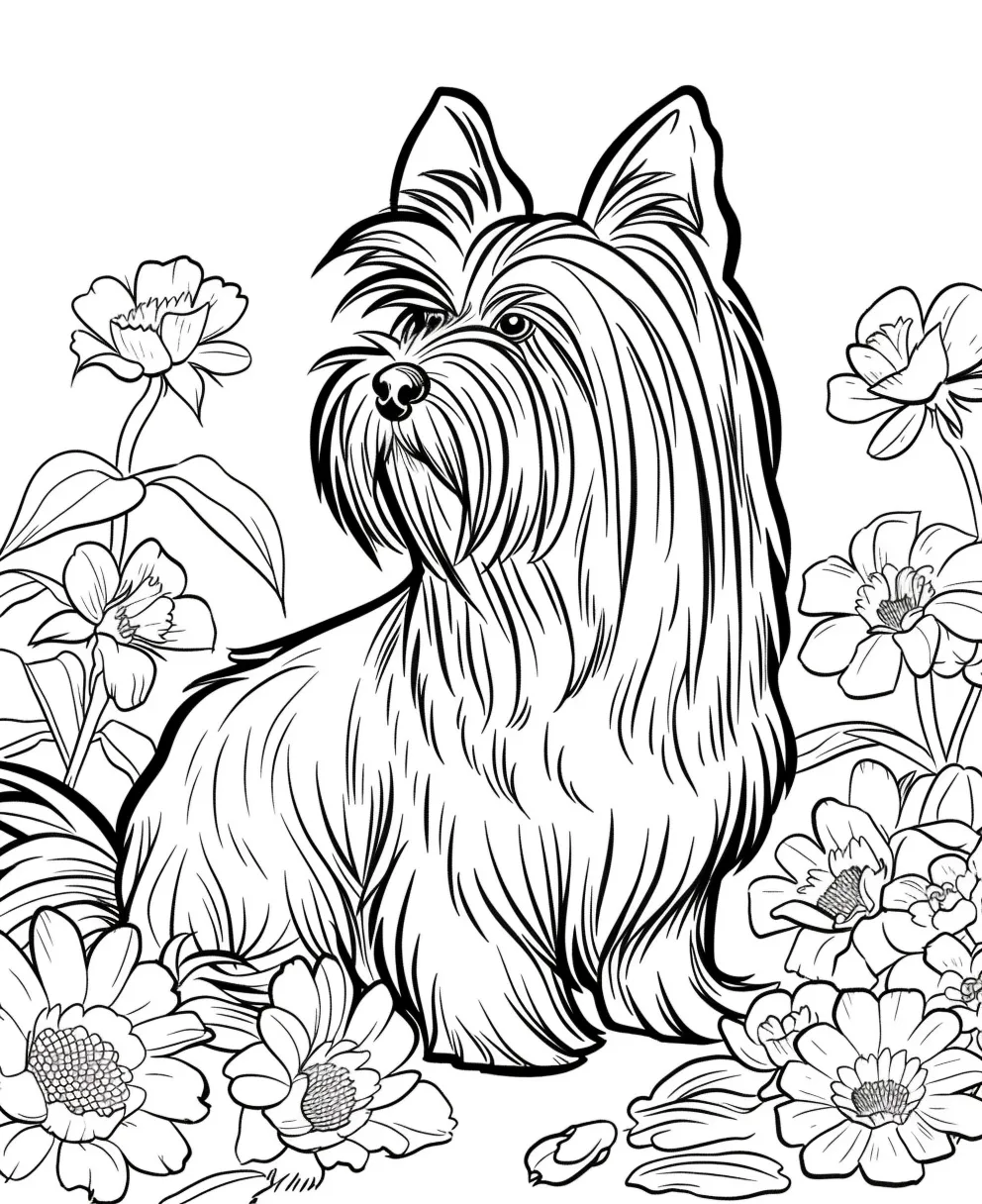 coloriage Chien pour enfants à imprimer