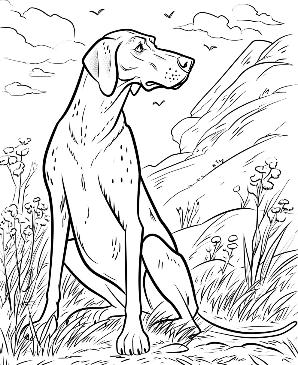 coloriage Chien pour enfant de 3 ans