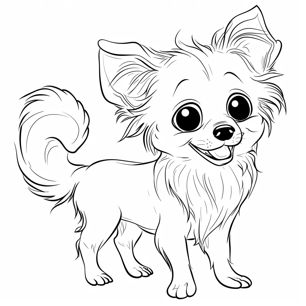 coloriage Chien a imprimer gratuit