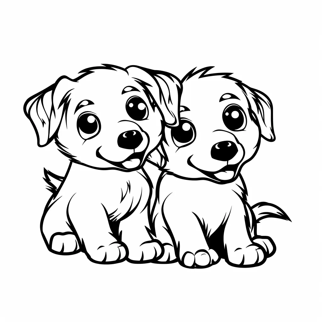 imprimer coloriage Chien pour enfant 1