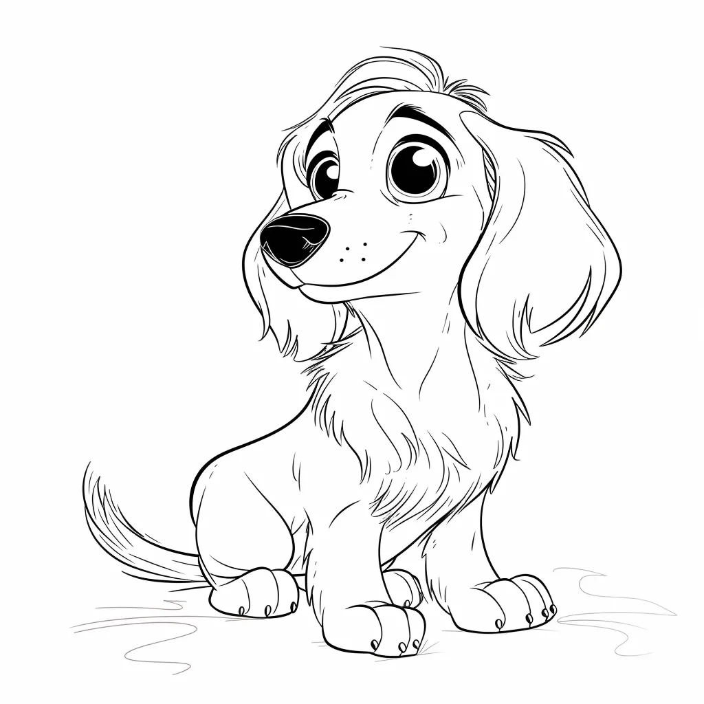 coloriage Chien pour enfant 2