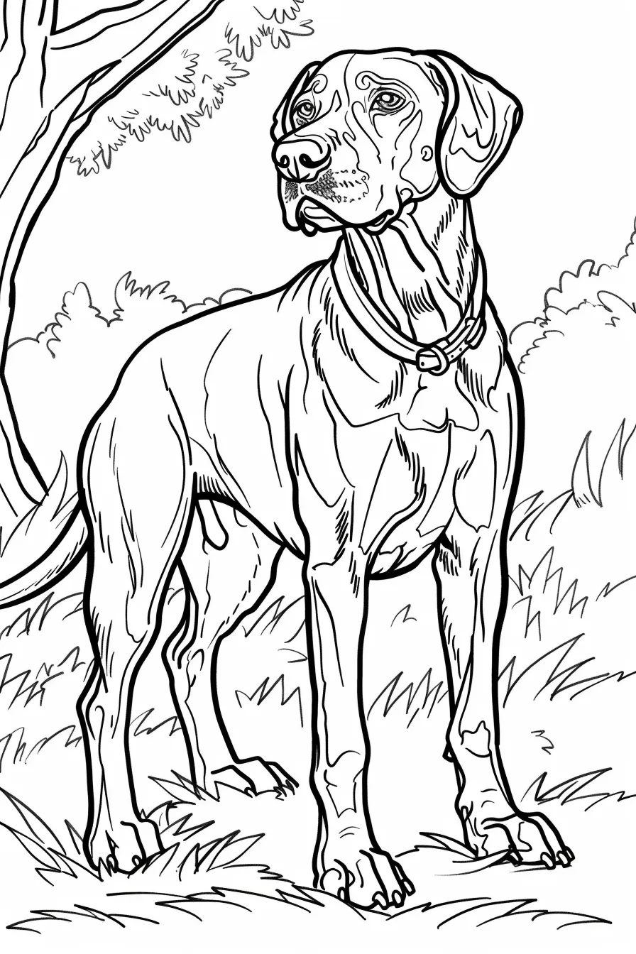 coloriage Chien et decoupage a imprimer gratuit 1