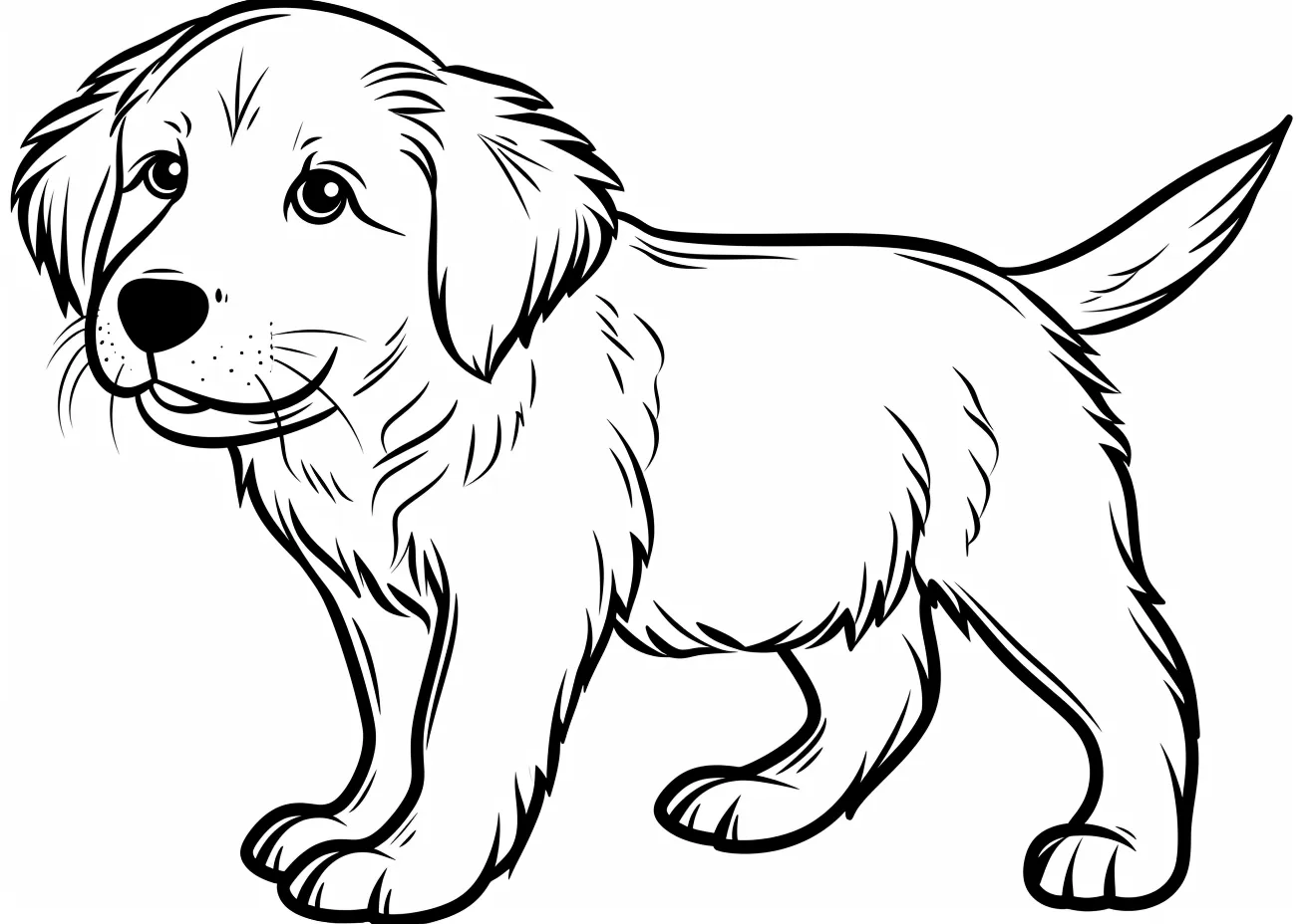 coloriage Chien à imprimer gratuit