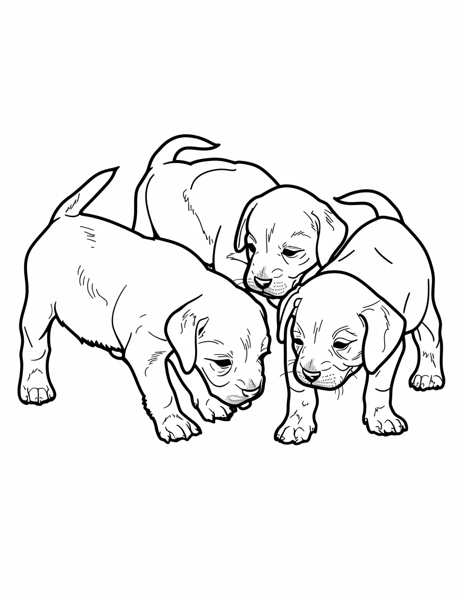 coloriage Chien à imprimer pour enfant de 12 ans