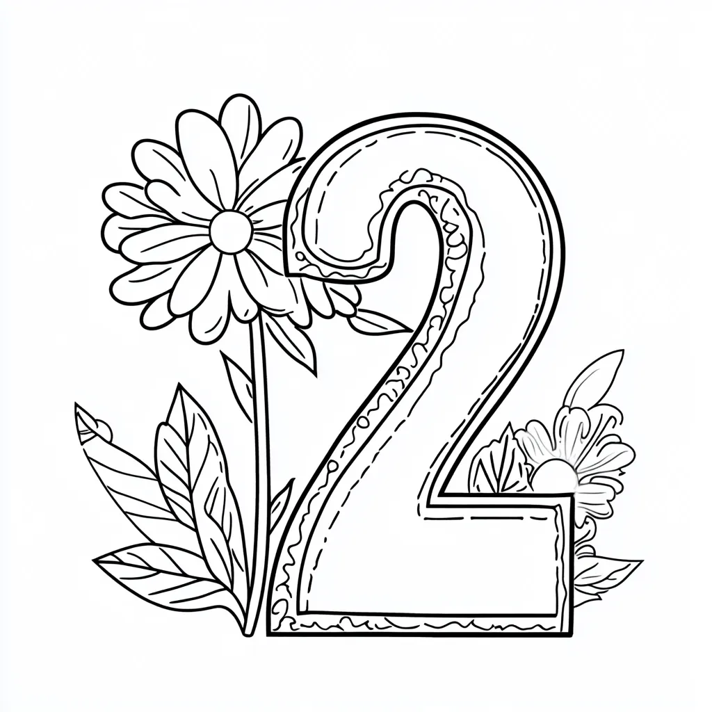 coloriage Chiffre pour enfant de 7 ans 1