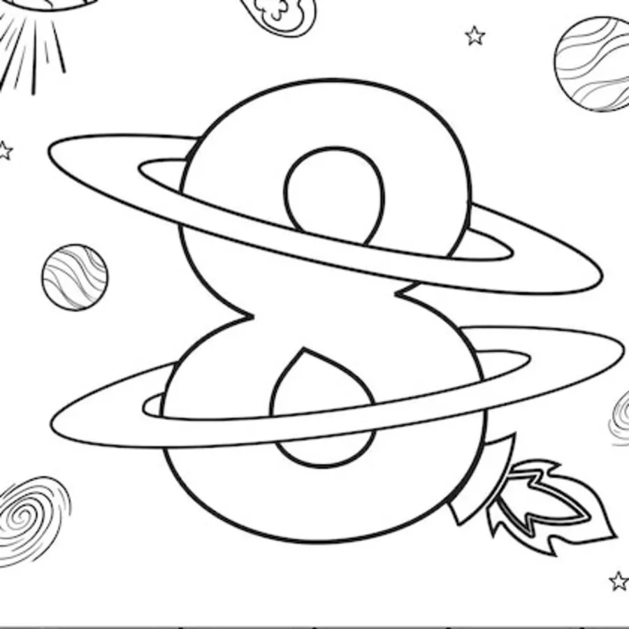 coloriage Chiffre à imprimer pdf gratuit 1